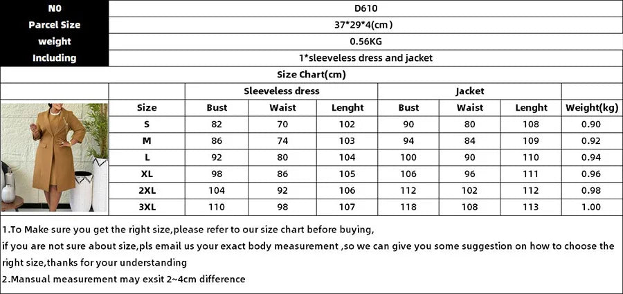 Slim Two-Piece Blazer Jacket and Mini Dress Set for Women