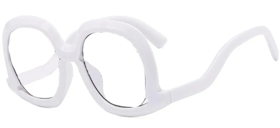 Oversized Colorful Blue Light Reading Glasses for Women
