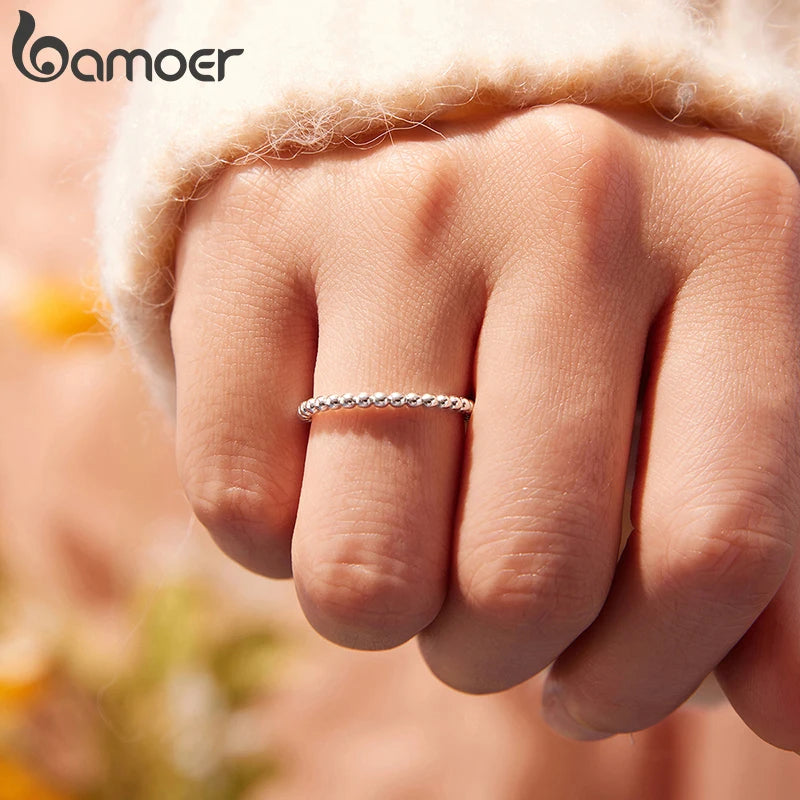 Sterling Silver Rope Band Ring