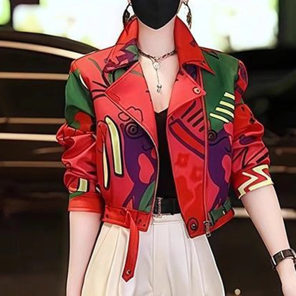 Casual Lightweight Zip Up Short Jacket With Pockets for Women