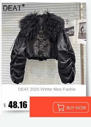 Shiny Sequin Stand Collar Padded Winter Jacket For Women