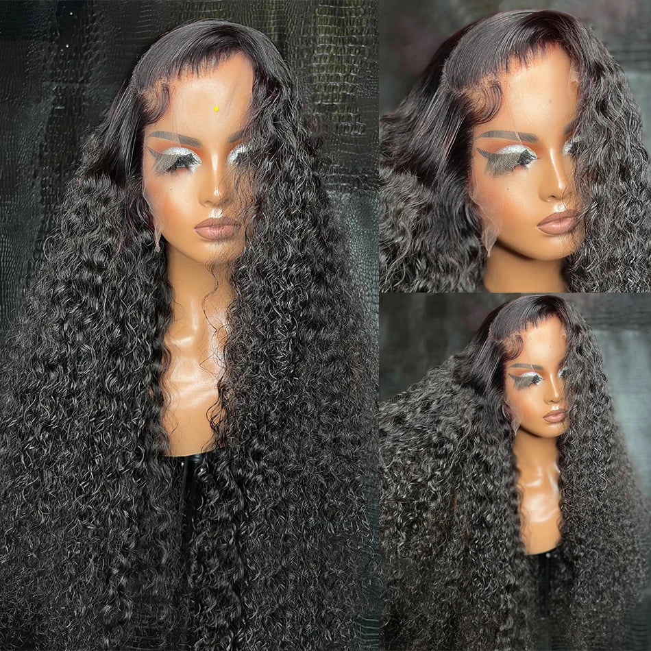 Hd Lace Wig 13x6 Human Hair Deep Wave Frontal Wig 30 40Inch Curly Wigs For Women Brazilian Hair 13x4 Water Wave Lace Front Wig