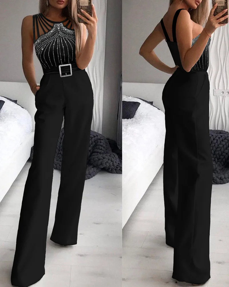 Long Sleeve Off Shoulder Jumpsuit