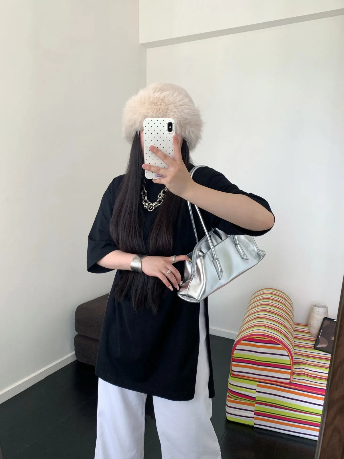 Retro Crocodile Pattern Large Capacity Tote Bag Design Women's Pleated  Leather Shoulder Bag Female Daily Commuter Bag 2025