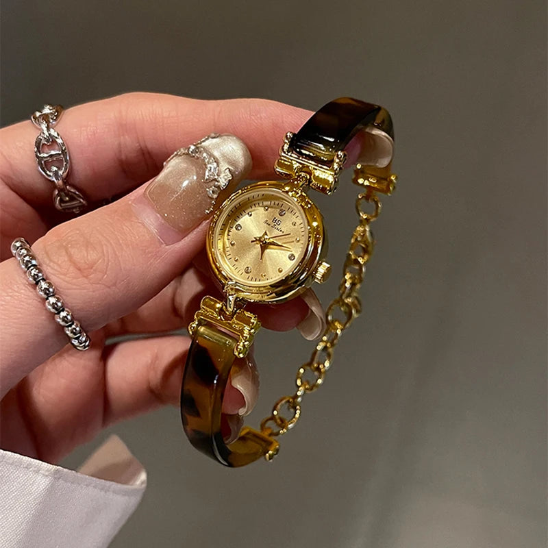Amber Tortoiseshell Bracelet Watch