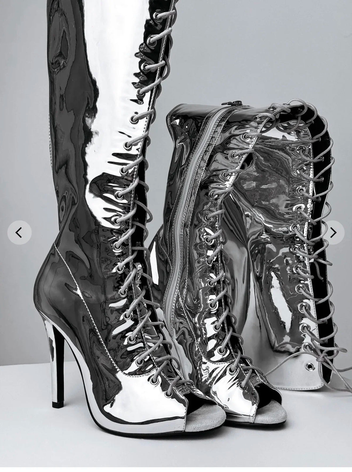Over The Knee Lace Up High Heel Stiletto Boots for Women