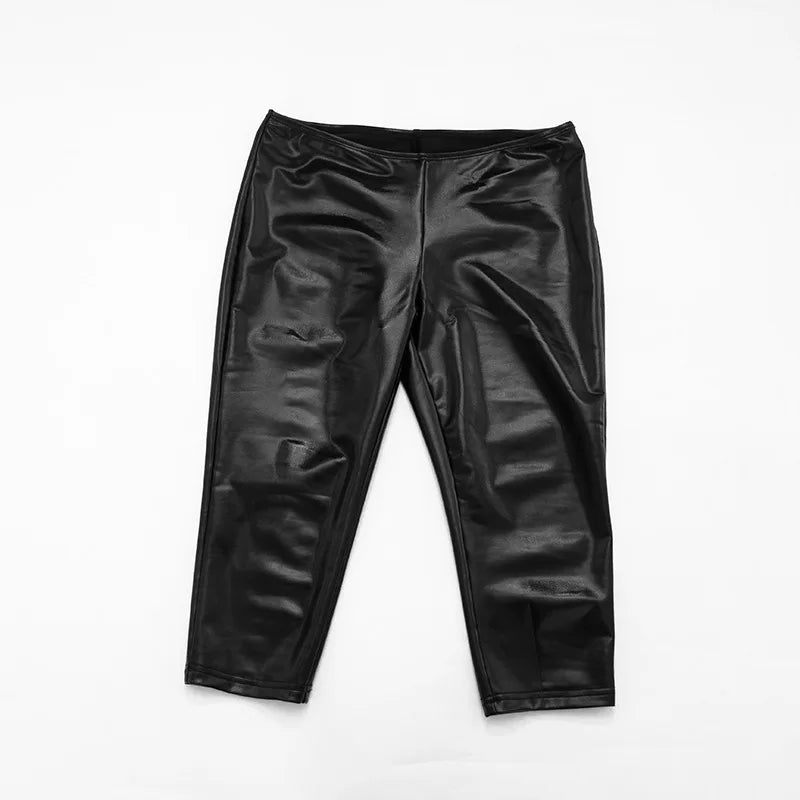 Patchwork Low-Waist Bodycon Pants With Stretch for Women
