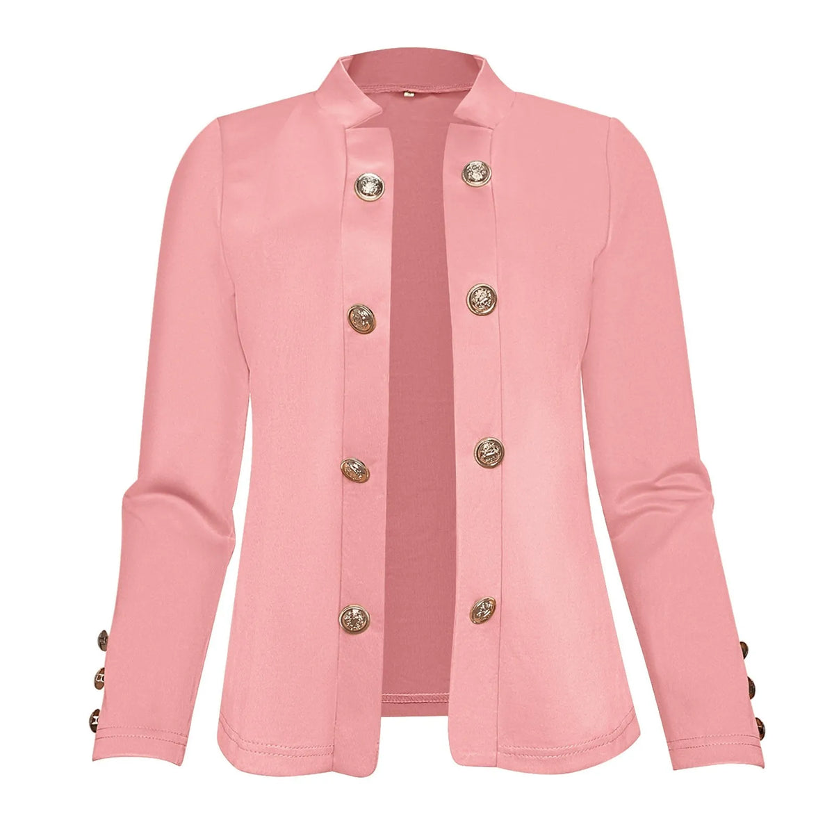 Lightweight Cropped Hooded Office Jacket for Women