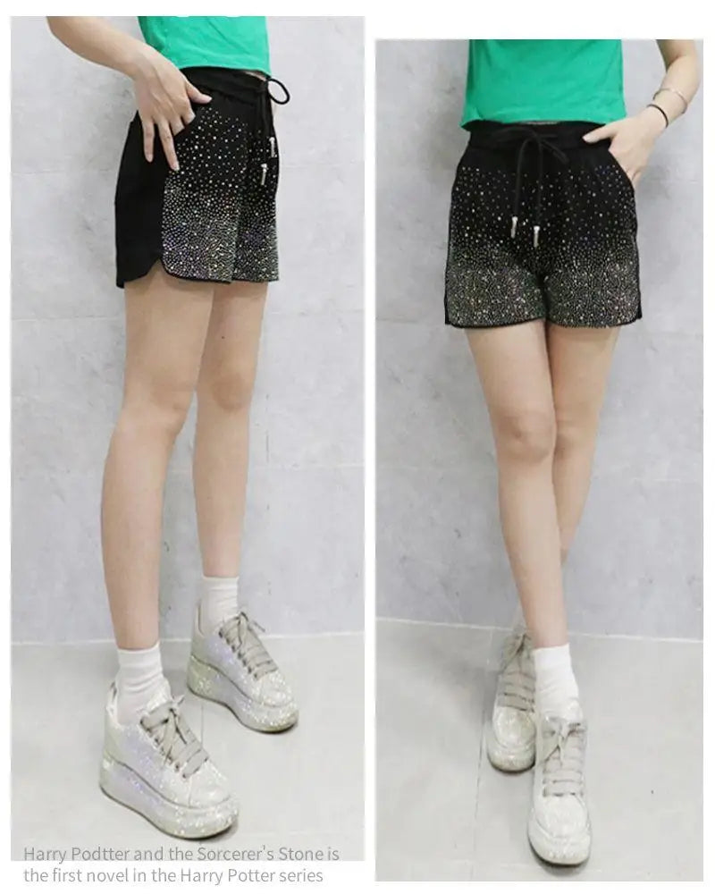 Lightweight High Waist Wide Leg Casual Shorts for Women