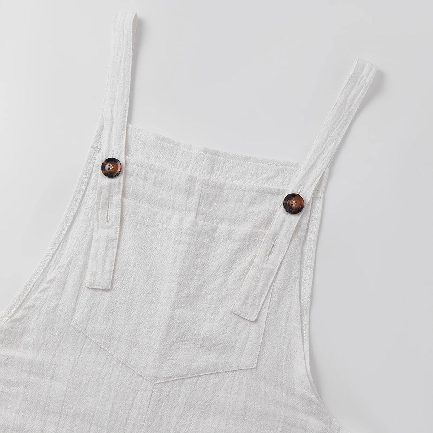 Loose Sleeveless Solid Color Casual Summer Romper for Women