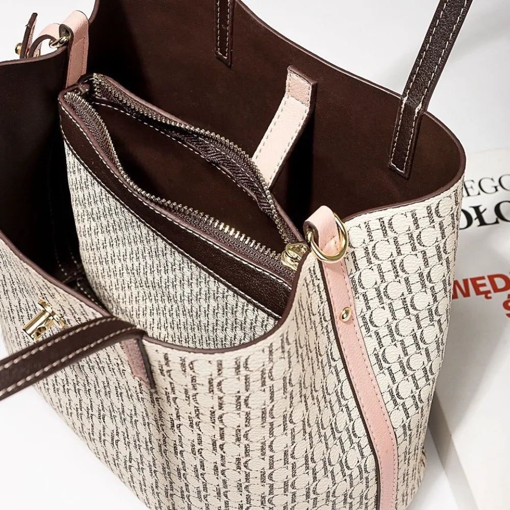 Classic PU Bucket Crossbody Handbag