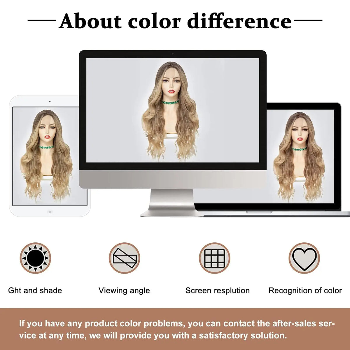 Synthetic Middle Part Wavy Lace Front Wig For Women