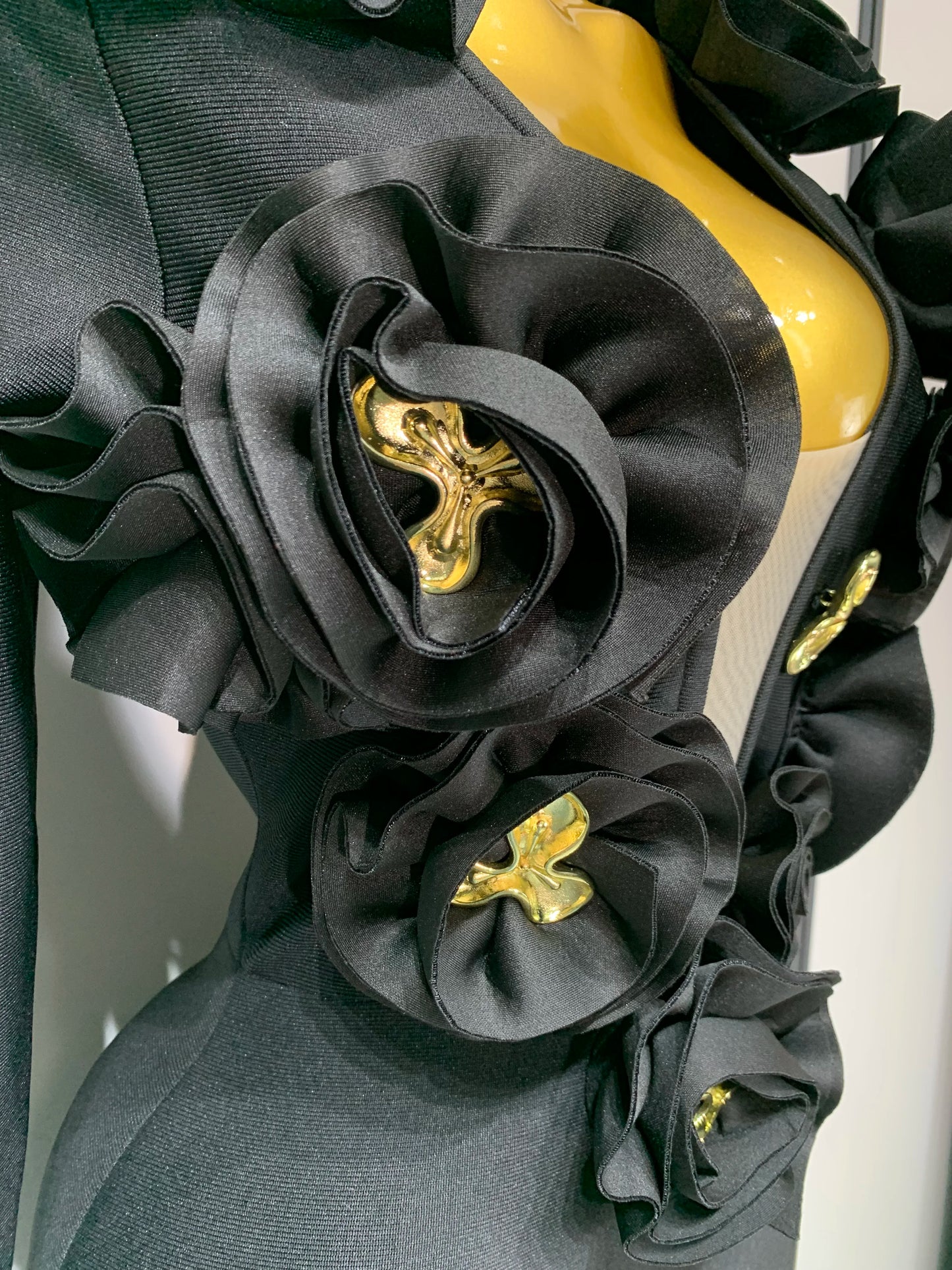 2025 New Fashion 3D Flower Sleeveless Bodycon Bandage Dress Women Celebrity Elegant Party Club Luxury Birthday Dress Vestidos ﻿