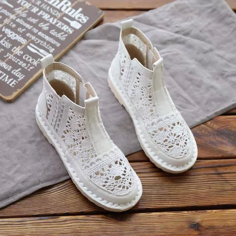 Breathable Mesh Summer Casual Walking Boots for Women