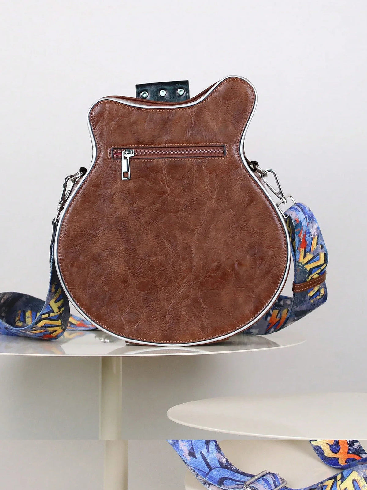 Y2K Guitar Shaped Crossbody Bag
