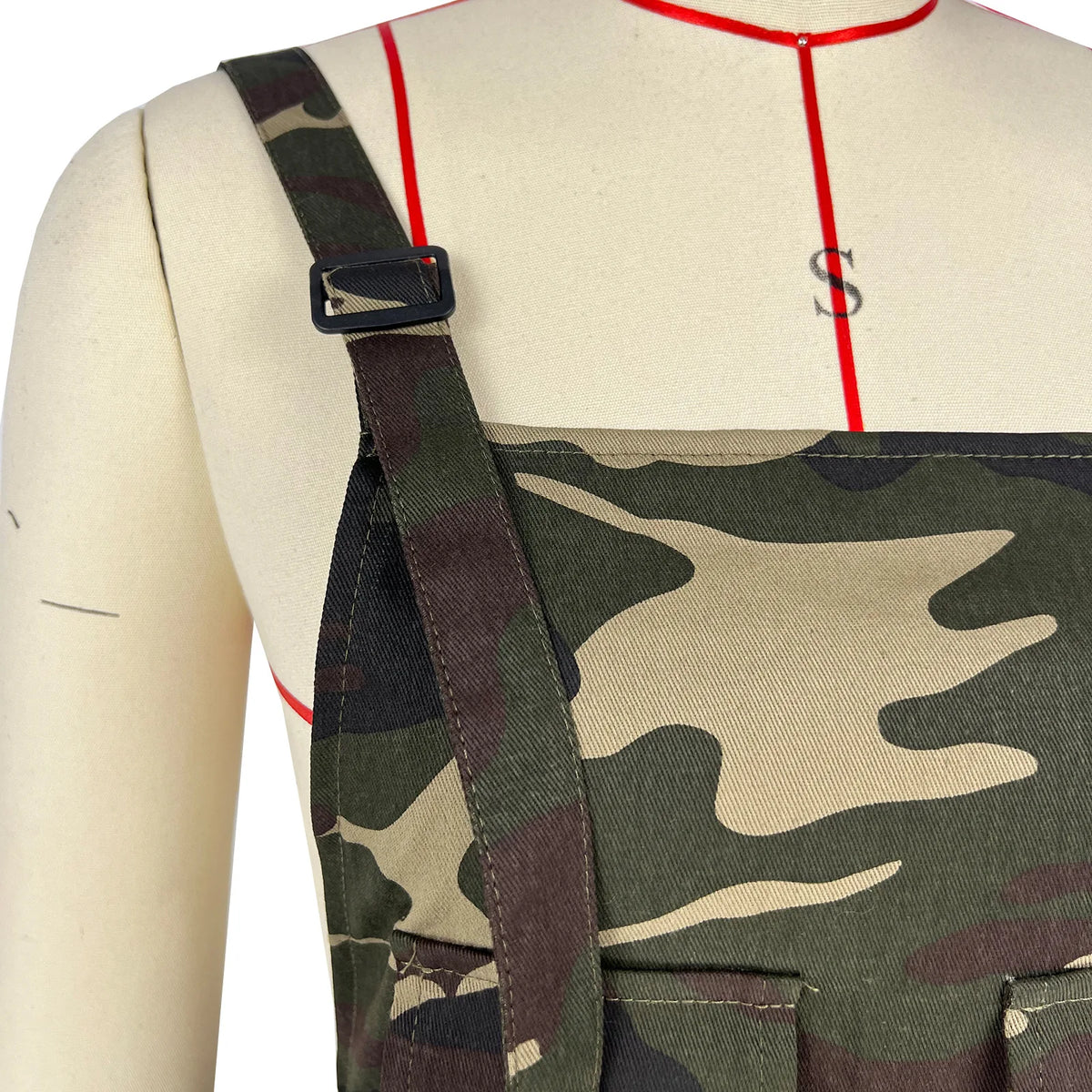 Camouflage Cargo Pocket Jumpsuit