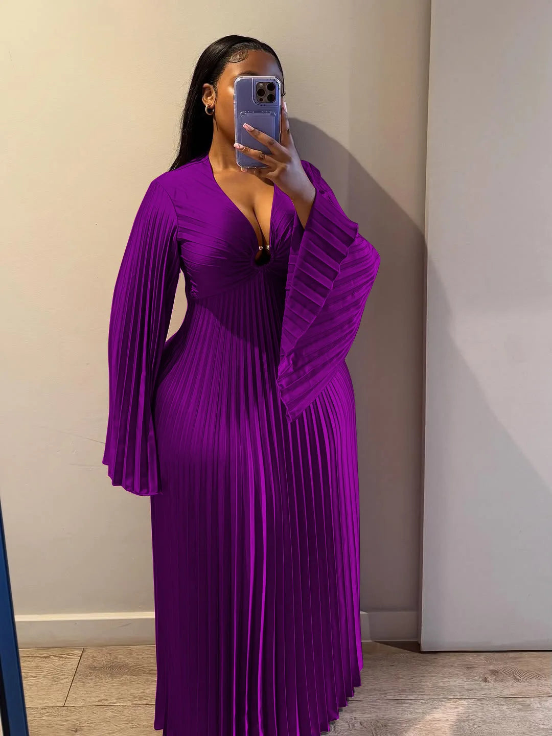 Elegant African Wedding Maxi Kaftan Dress for Women