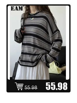 [EAM] Women Beige Zipper Pocket Back Bandage Blouse New Lapel Long Sleeve Loose Fit Shirt Fashion Spring Autumn 2025 1DF1491