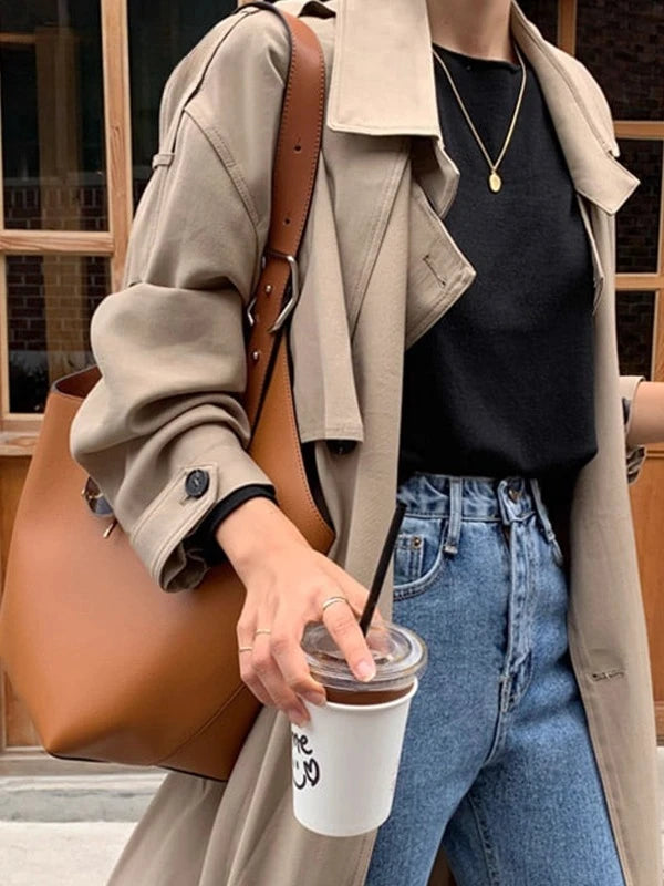 Original Designer Brand New Fashion Versatile Bucket Bag Large Capacity Shoulder Tote Bags for Women Hot Selling