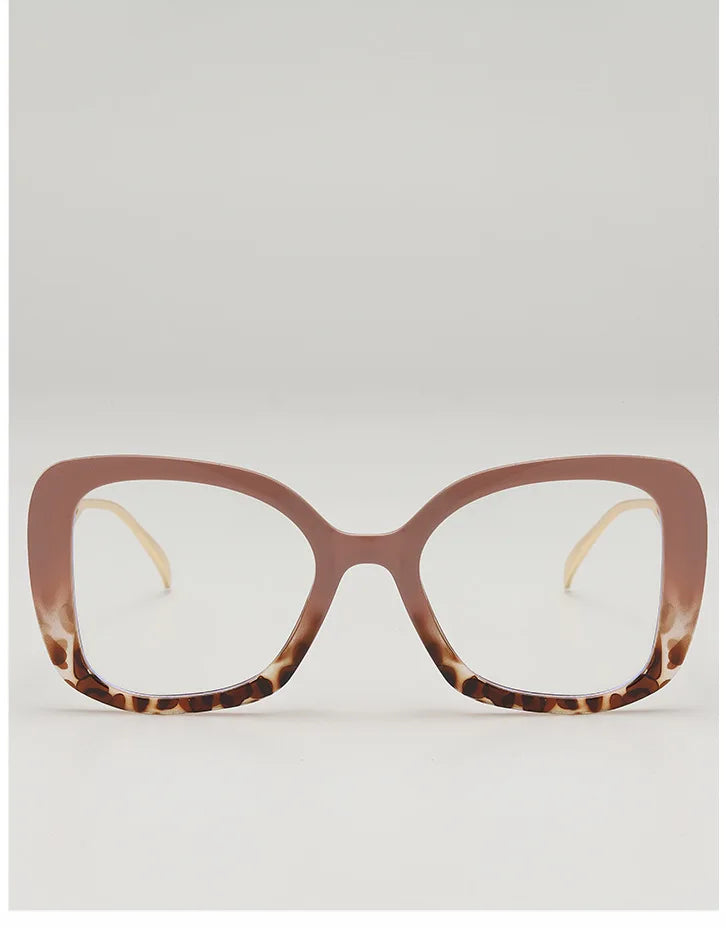 Oversized Square Blue Light Blocking Reading Glasses for Women
