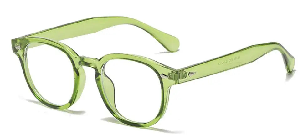 Ultralight Retro Round Frame Reading Glasses for Women