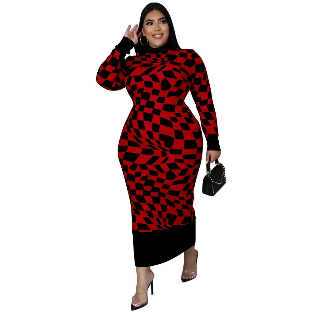 Colorful African Dashiki Print Traditional Dress for Women