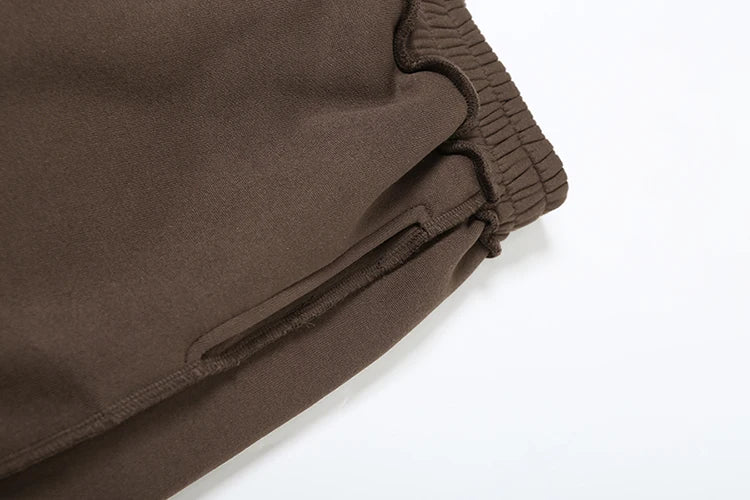 Cozy Woolen Hooded Pantsuit