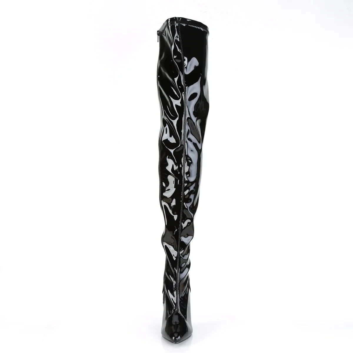 Plus Size Over-The-Knee Leather Stiletto Boots for Women