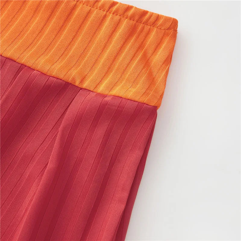 Velma Inspired Orange Three Piece Costume Set for Women