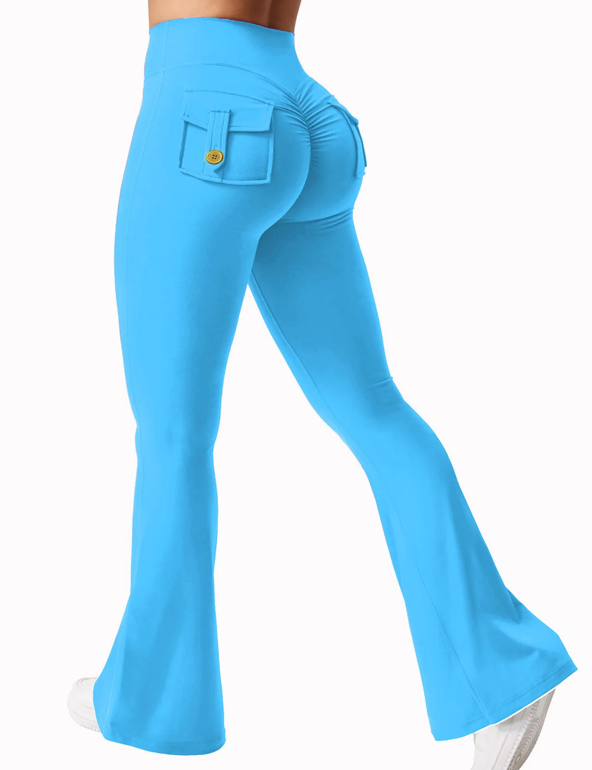 High Waist Push Up Workout Leggings With Pocket for Women