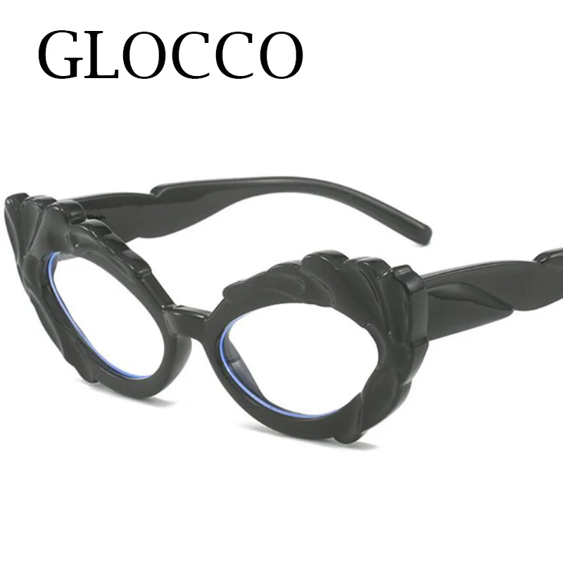 Anti Blue Light Green Cat Eye Reading Glasses For Women