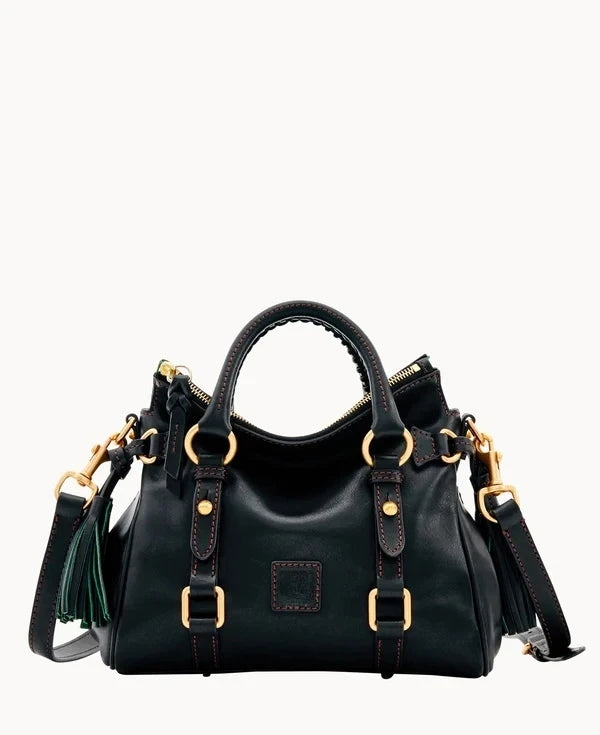 Florentine Micro Texture Satchel Bag