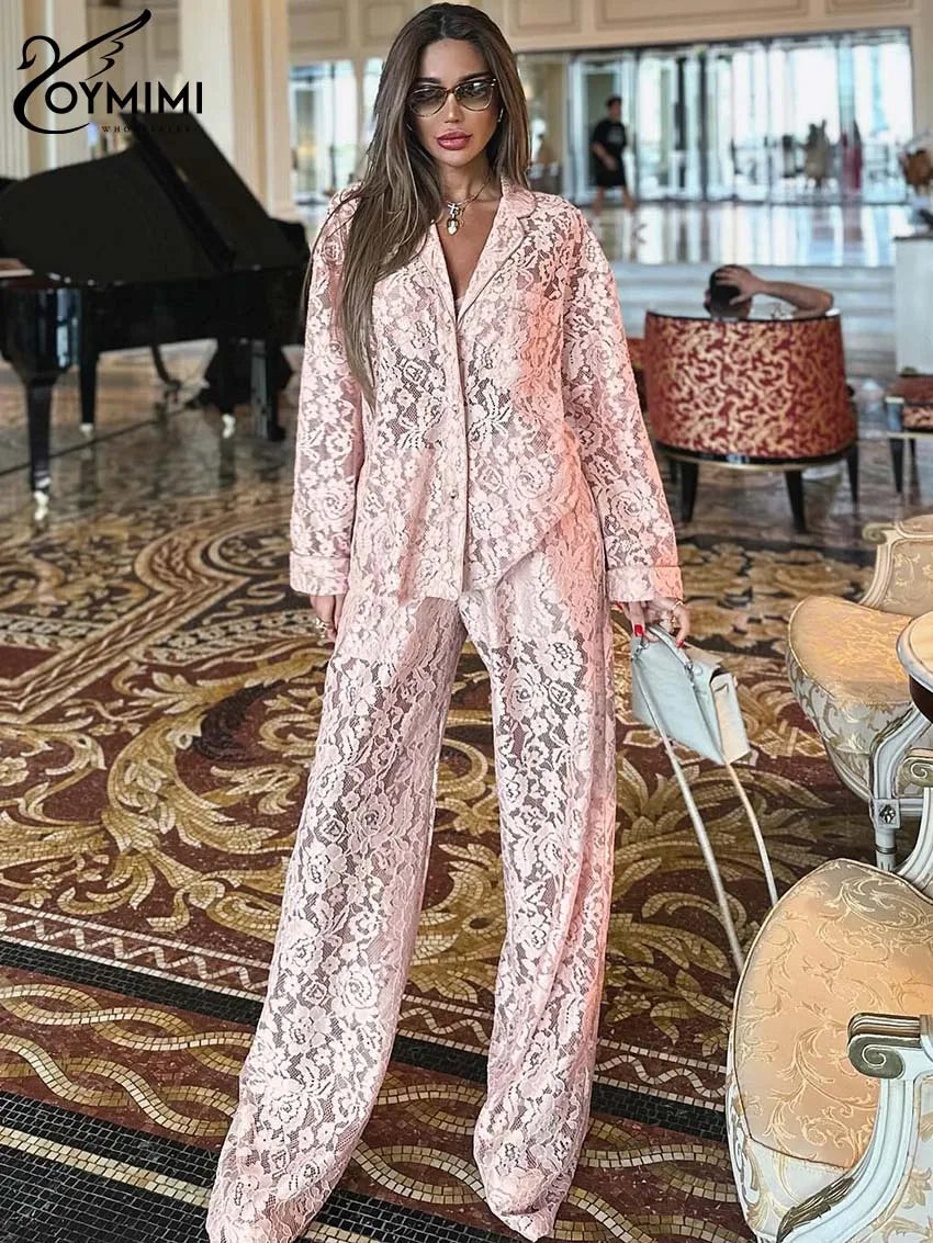 Soft Pink Two-Piece Set
