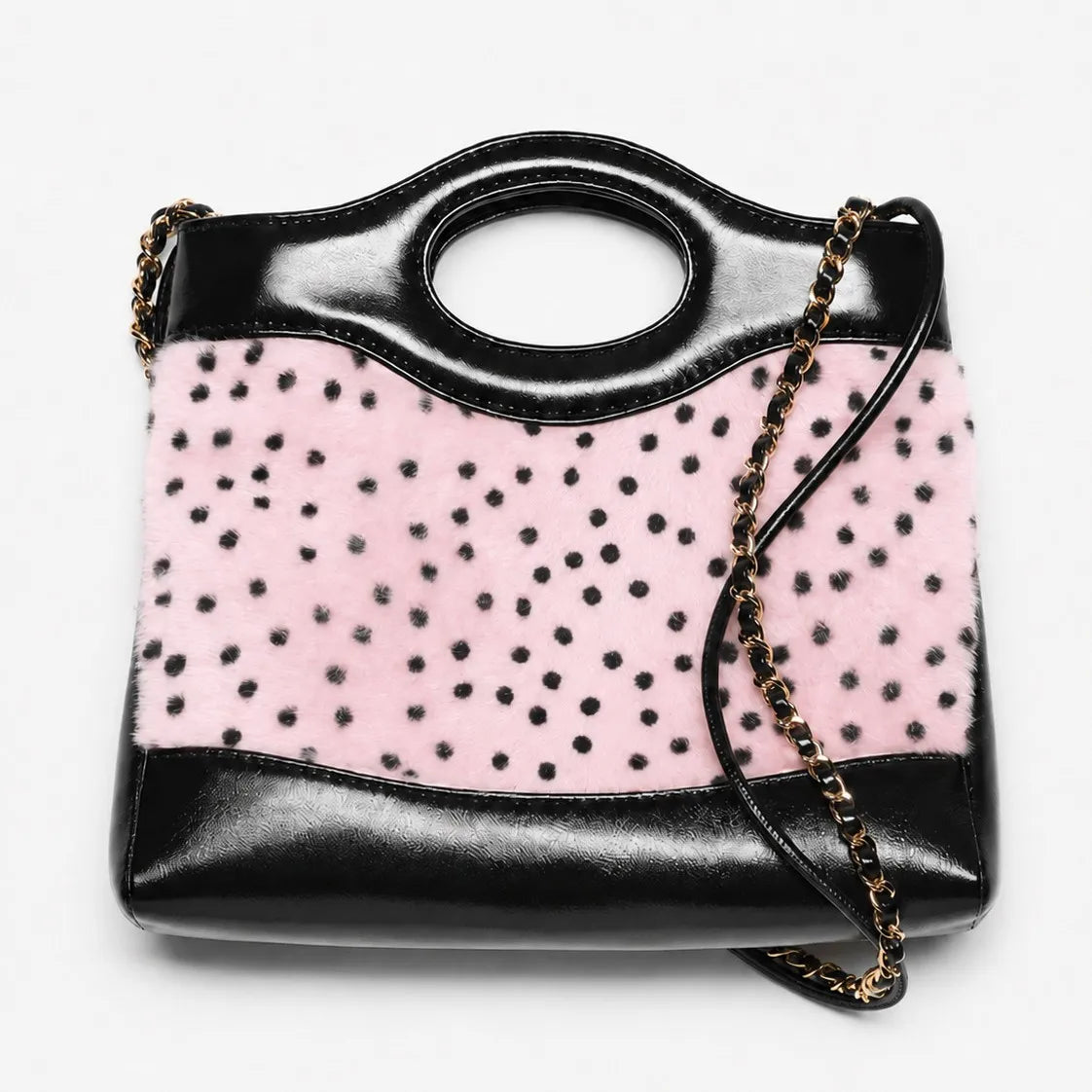 Women Shoulder Crossbody Bag Faux Fur leopard print Bucket Bag Luxury Plush Commuter Handbag Fashion Large Capacity Tote Bag
