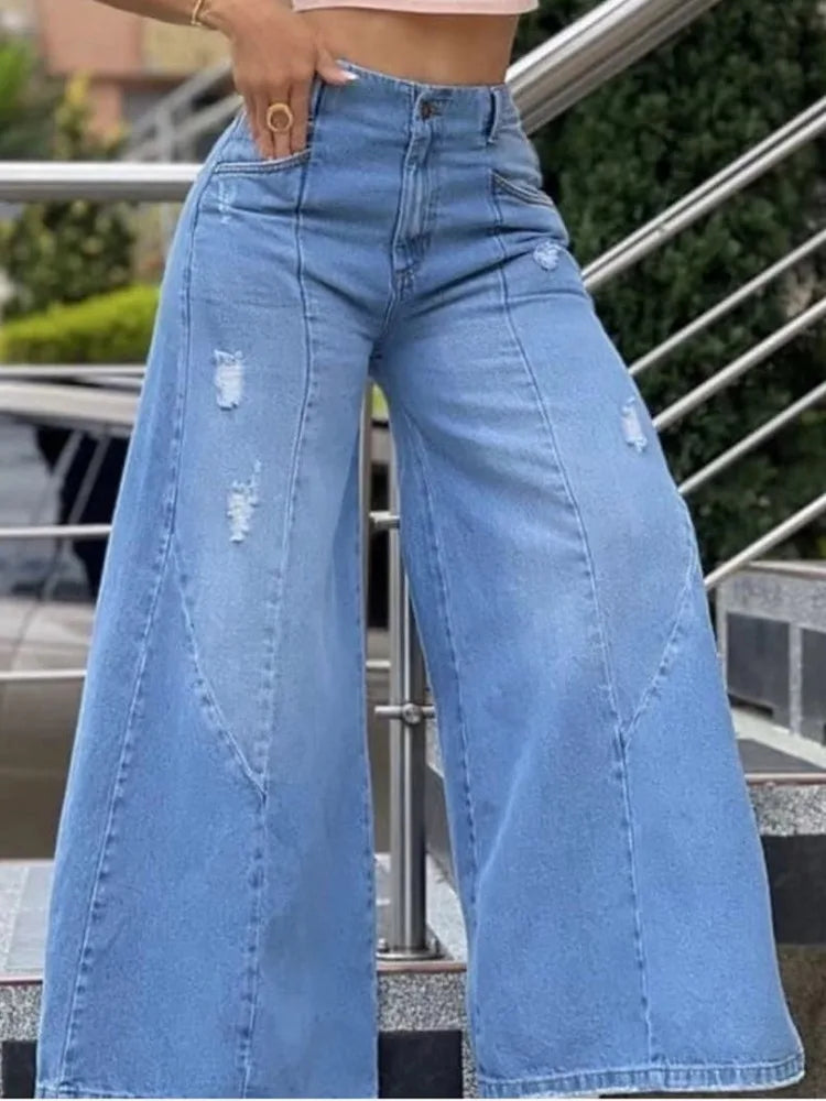 High Waist Wide Leg Jeans