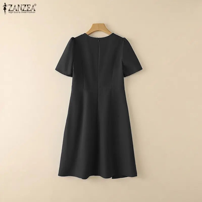 Layered Asymmetric A-Line Dress