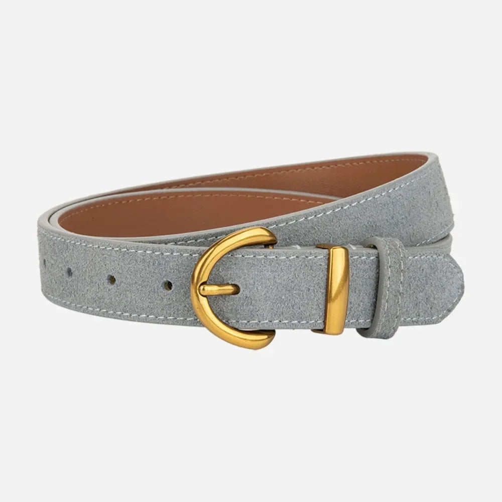Retro Style Suede Belt