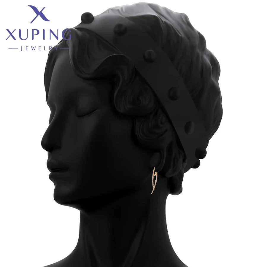 Animal Pattern Gold Plated Hoop Earrings