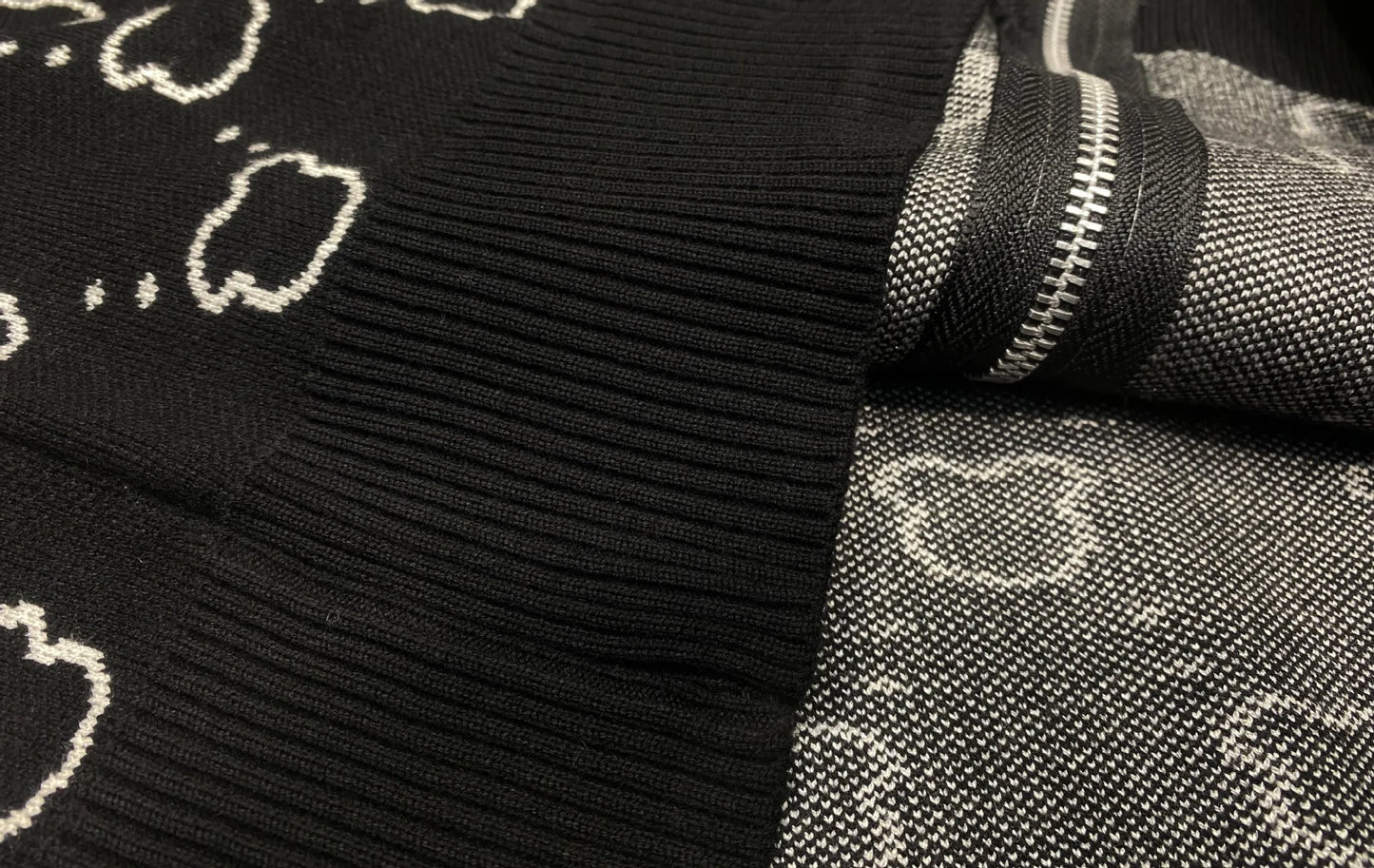 Fashion Bear Diamonds Side Stripe Pant Sets Women Autumn Tracksuit Zipper Sweater Loose Casual Two Piece Sets Womens Outifits