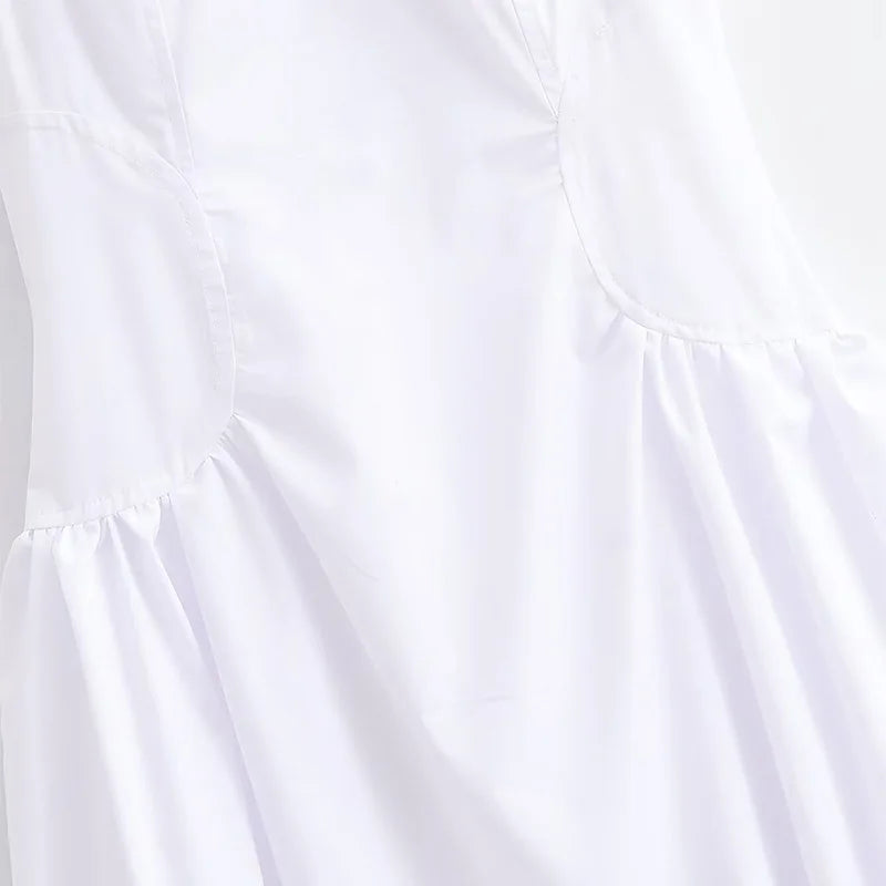 Casual Lace Up Sleeveless Floor-Length Dress for Women