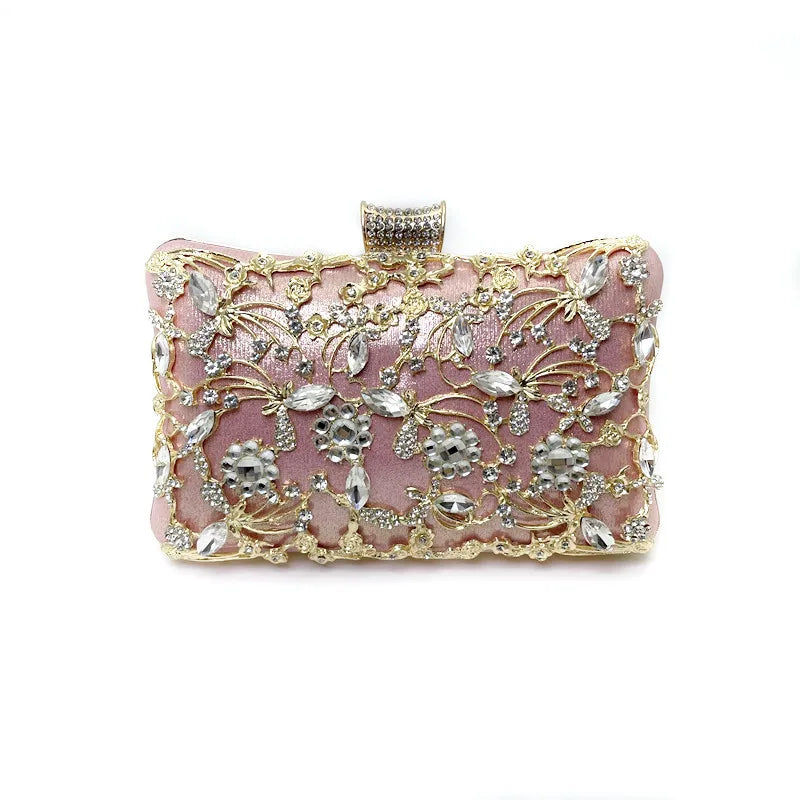 Glitter Rhinestone Shoulder Clutch Bag