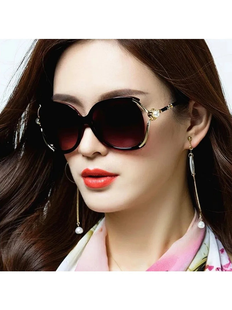 Vintage Gradient Rimless Sunglasses