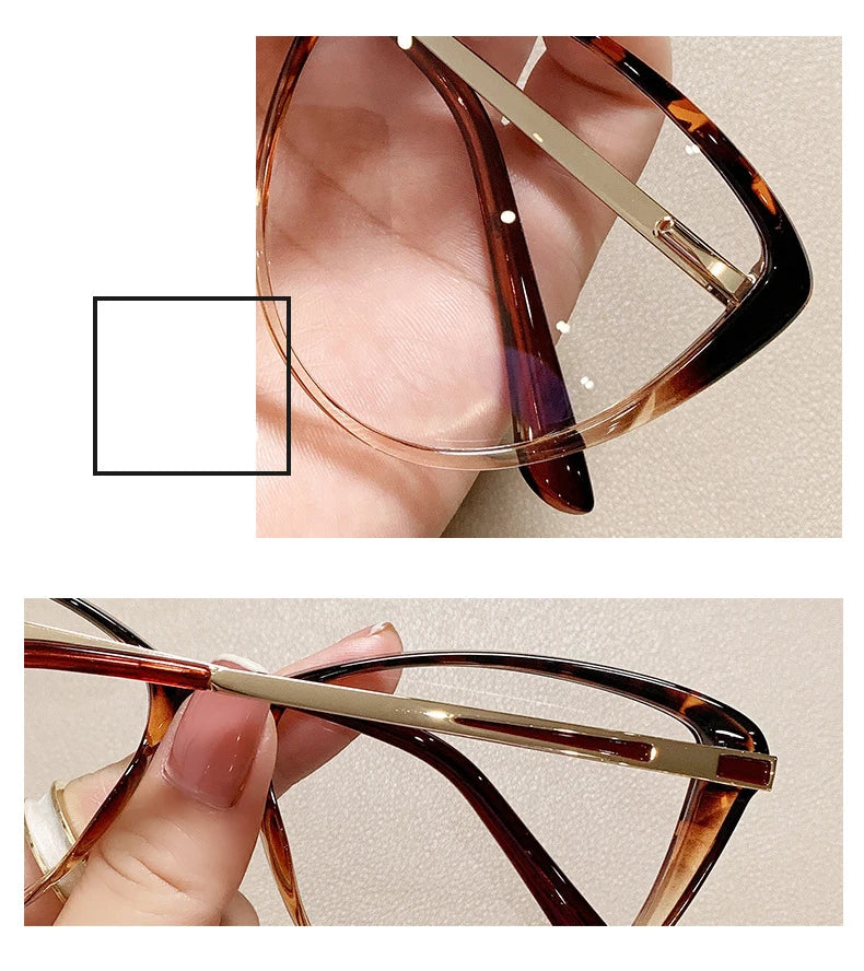 Gradient Frame Fashion Glasses