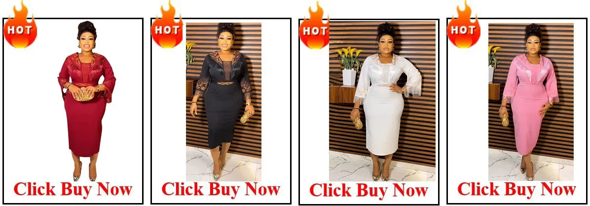 Customized African Wedding Party Dreses for Women Spring Autumn African Short Sleeve V-neck Polyester Green Pink Red Long Dress