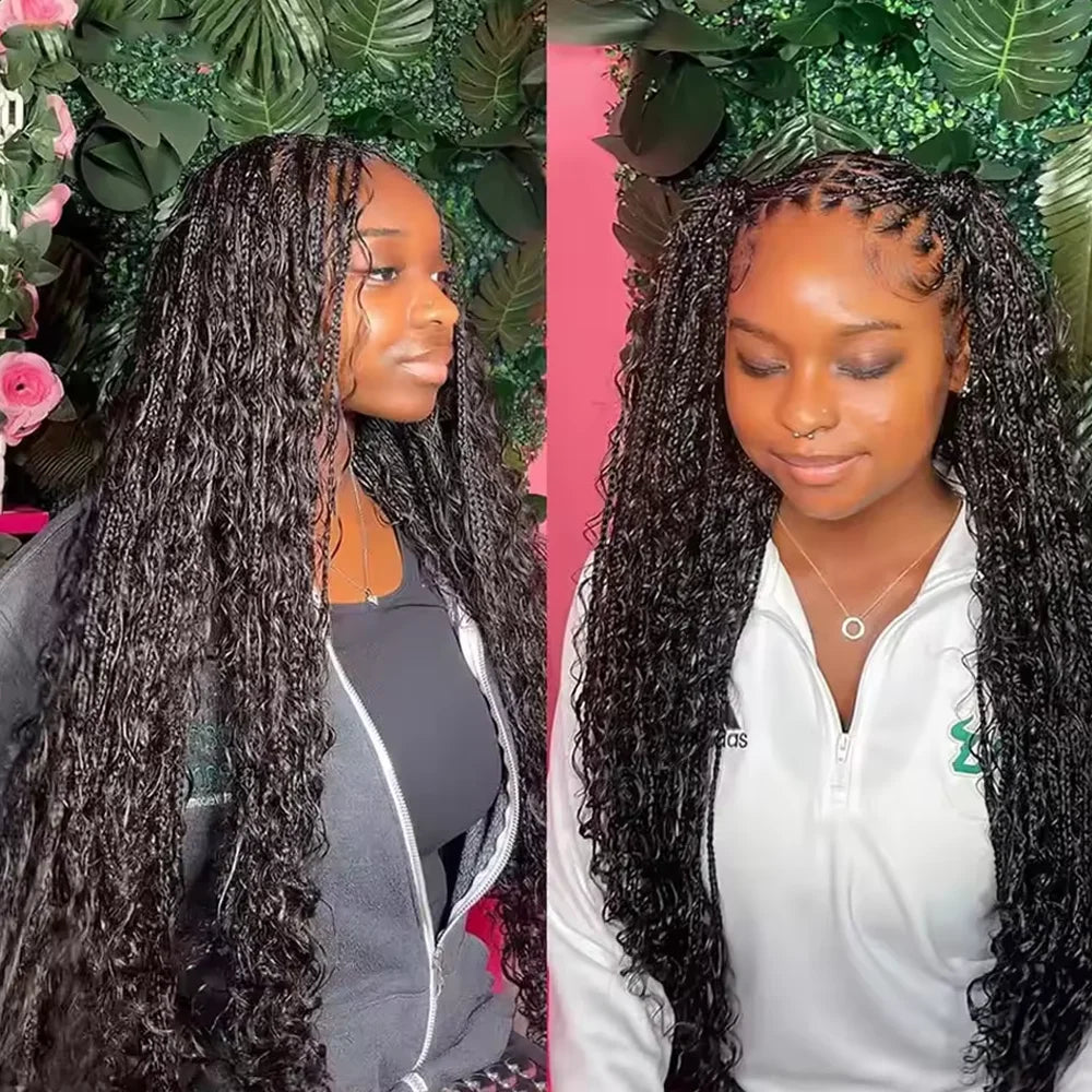 Deep Wave Human Braiding Hair Extensions for Women