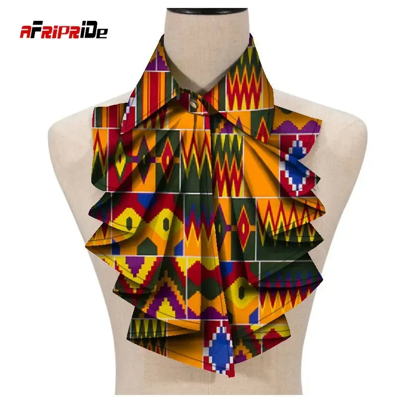 Handmade African Print Ankara Rope Necklace for Women