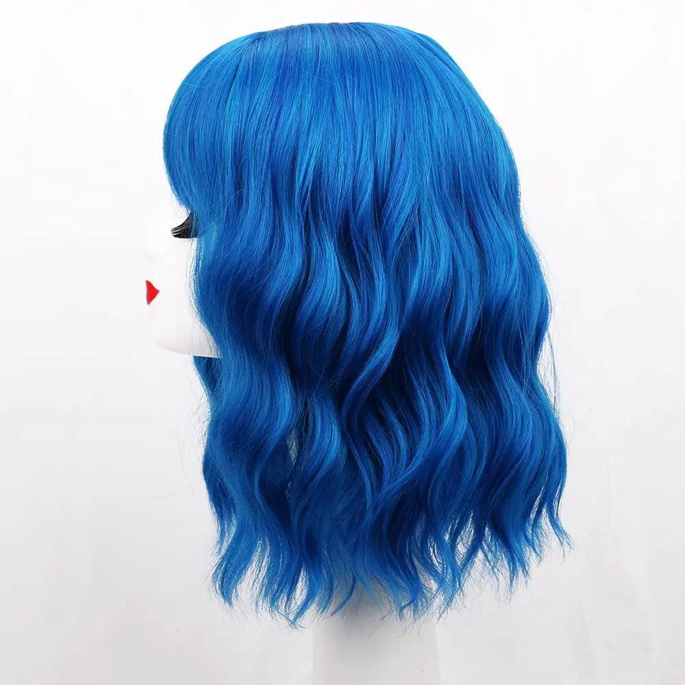 Loose Wavy Shoulder Length Synthetic Bob Wig For Women