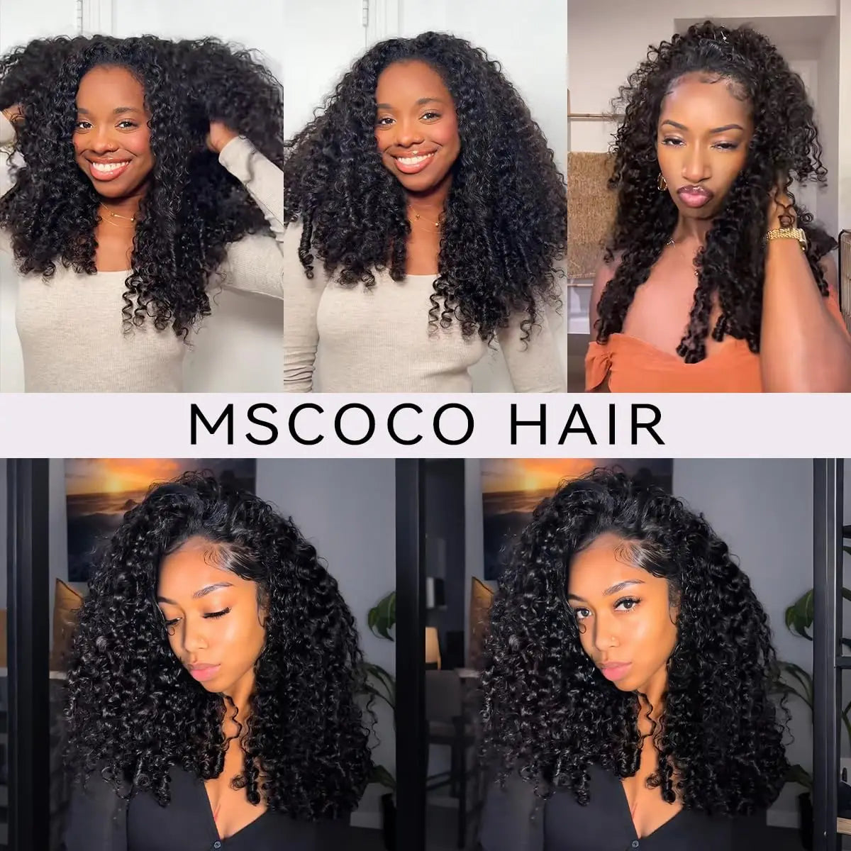 Long Drawstring Curly Half Wig With Clip Ins for Women