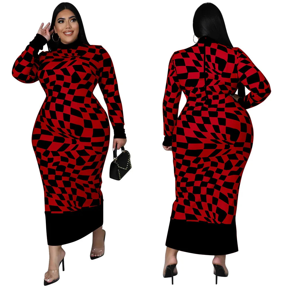 Colorful African Dashiki Print Traditional Dress for Women