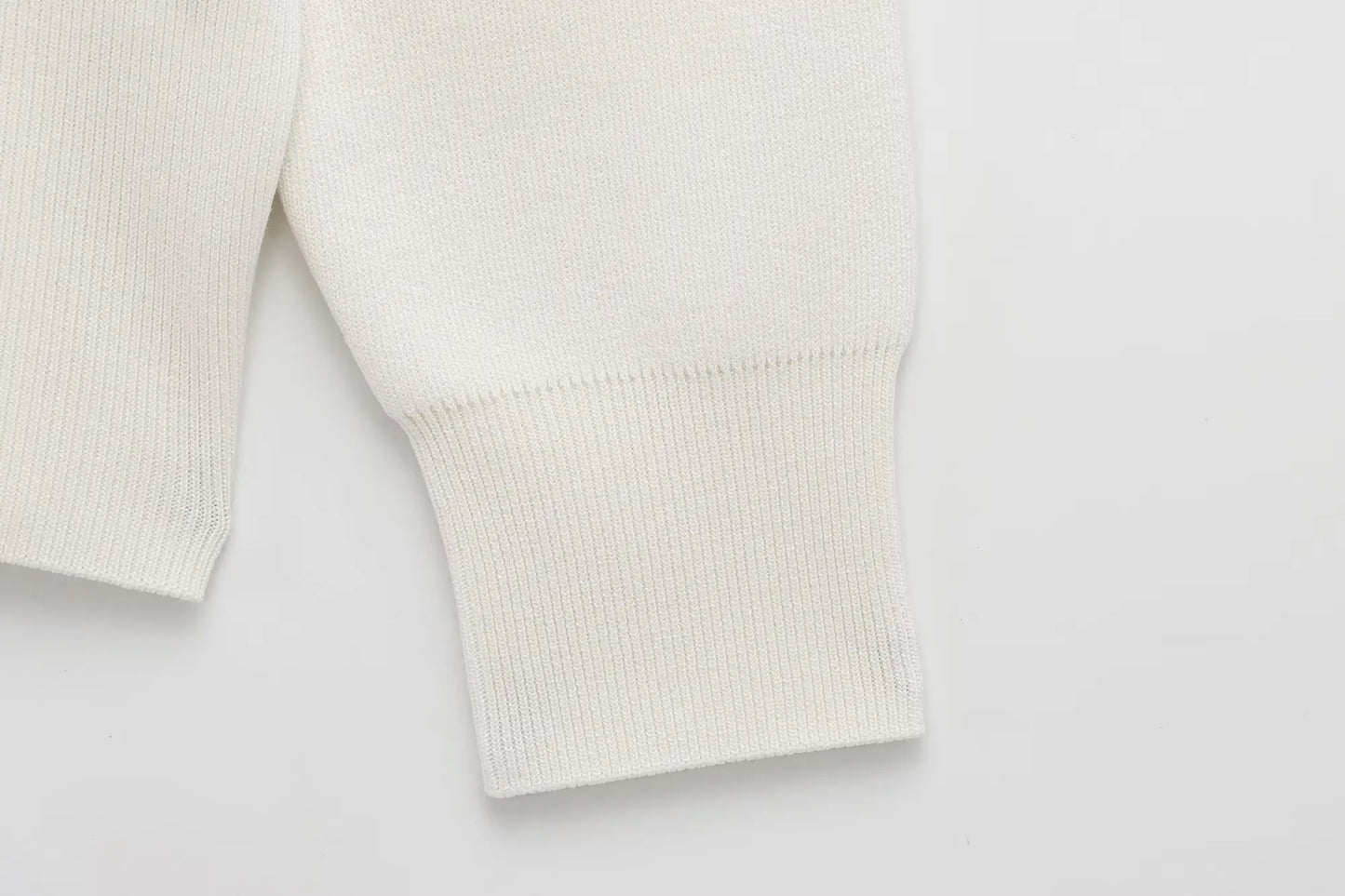 Casual V-Neck Knit Cardigan With Metal Button Detail for Women